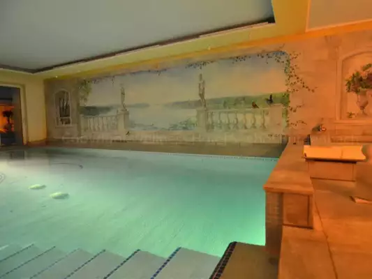 Het zwembad bij Hotel Seehof