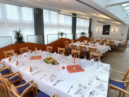 Het restaurant van Apart Hotel Sehnde