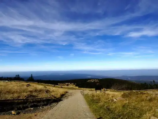 Het uitzicht vanaf de Brocken