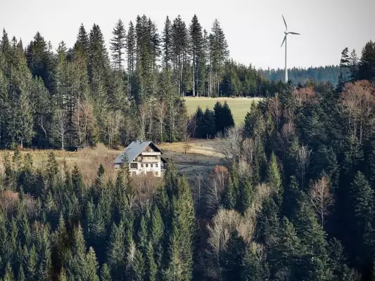 De mooie omgeving van de Harz, geliefd bij motorrijders