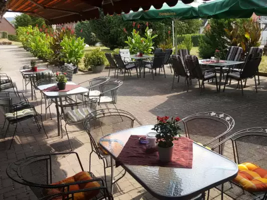 Het terras van Goetes Landhotel