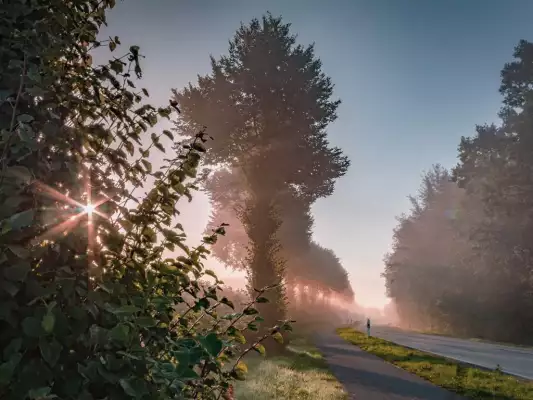 Het achterland van Kiel, prachtig motorrijden