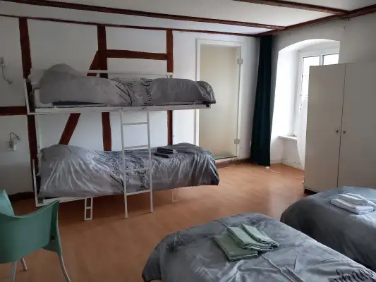 Een 4 persoonskamer van Gasthof Feische