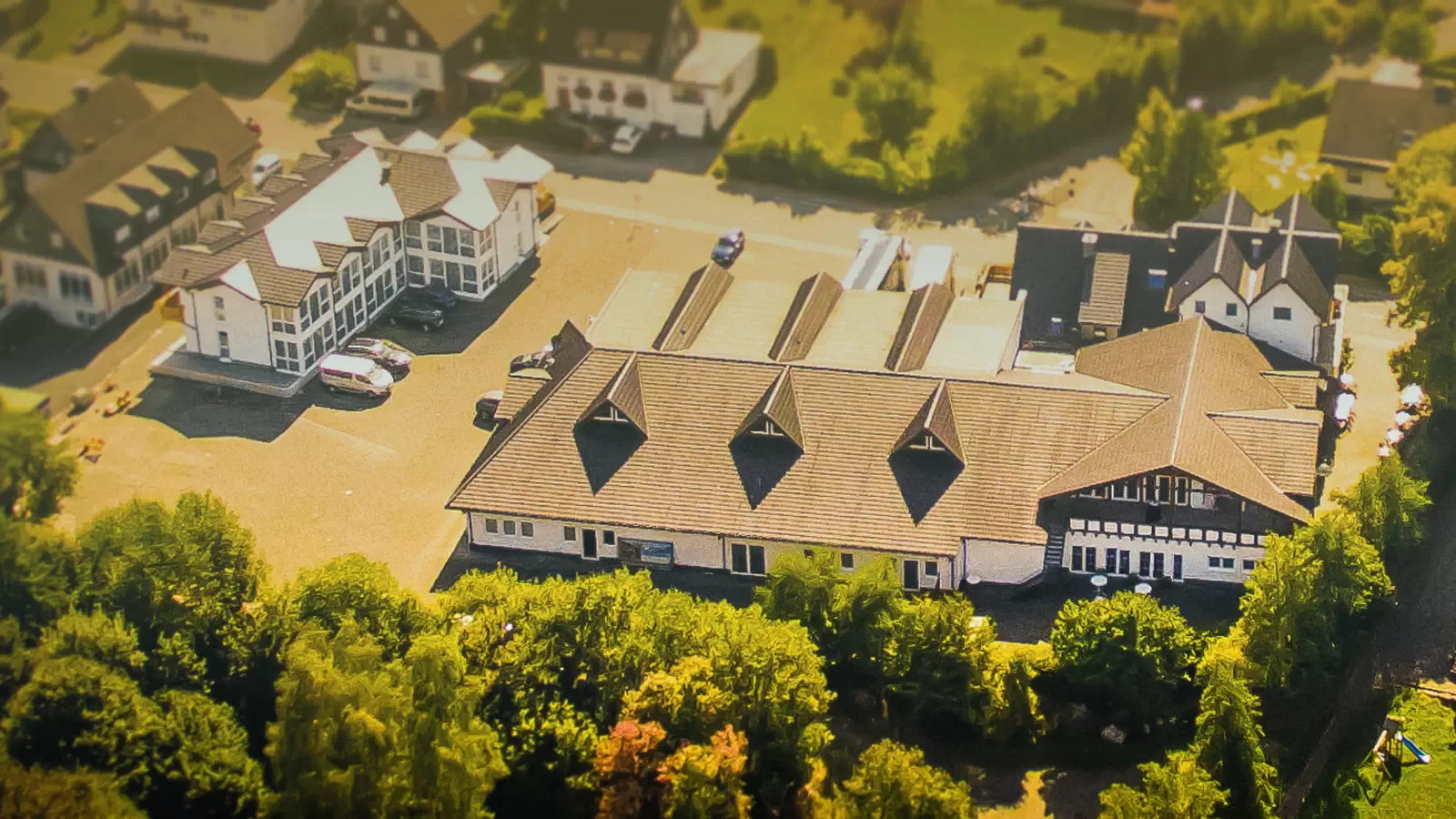 Landgasthof Scherer vanuit de lucht