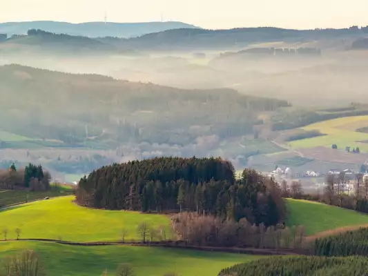 Het Sauerland, het land van de 1000 bochten