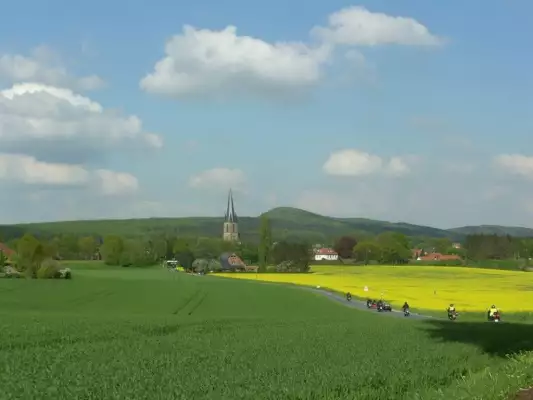 Motorrijden in het Teutoburgerwoud