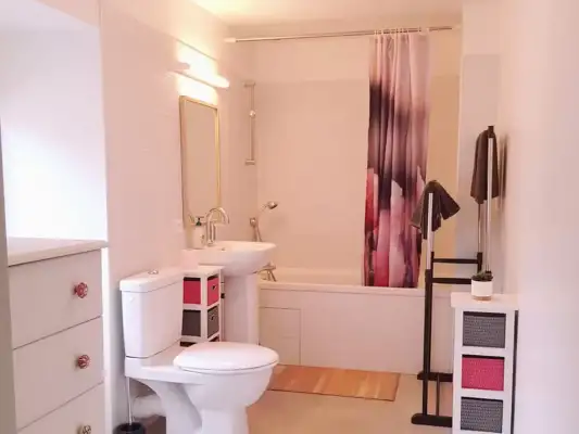 Het sanitair van de gite Het sanitair van de gite