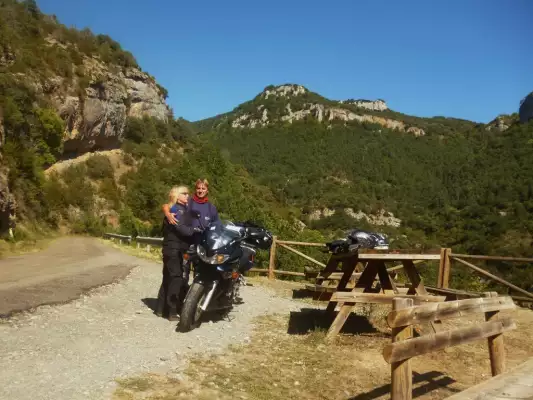 Bettina en Volker rijden zelf ook graag motor