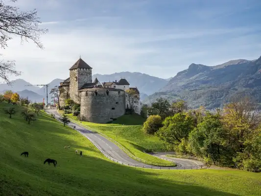 Slot Vaduz in Liechtenstein