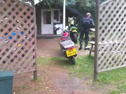 Een trekkershut bij Camping Costa del Zeumeren