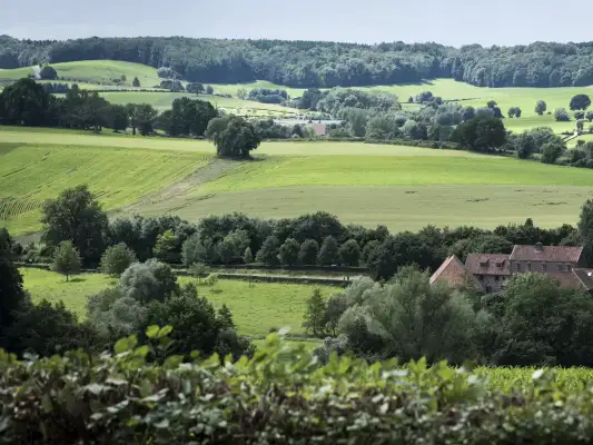 Het glooiende limburgse landschap