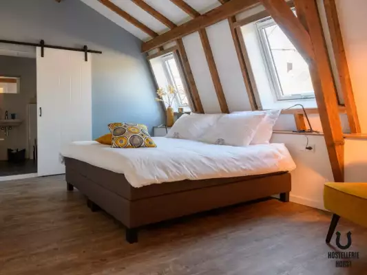 Een 2 persoonskamer bij Hostellerie Horst