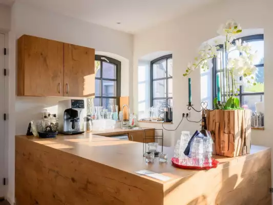 De keuken van Hostellerie Horst