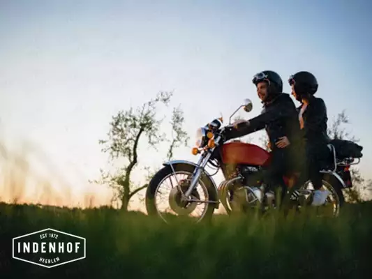Klaar om te gaan motorrijden in Limburg