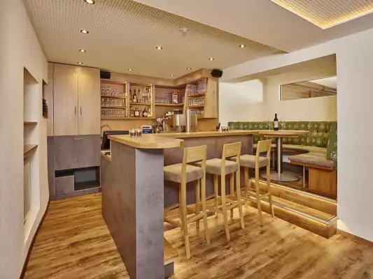 De bar van Bikergasthof Hotel Post De bar van Bikergasthof Hotel Post