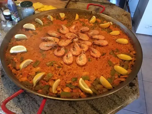 Spaanse Paella als avondeten